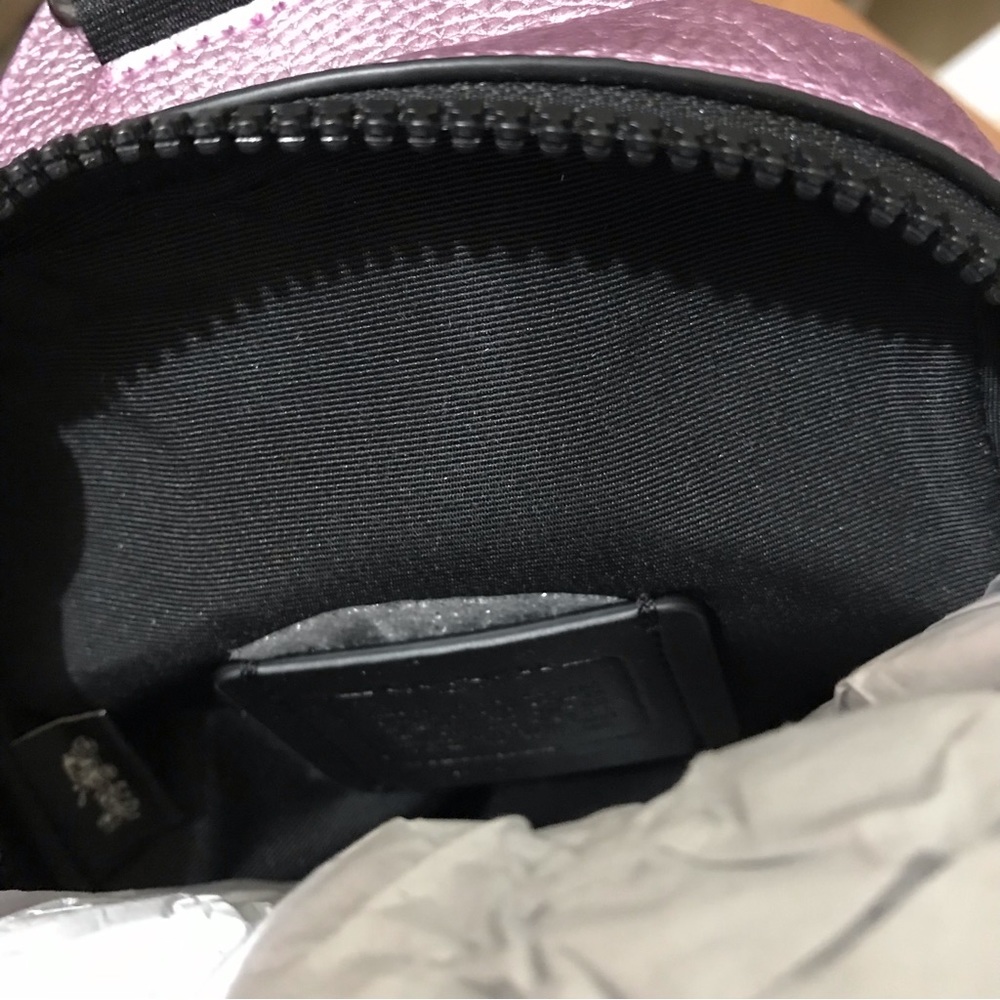 🥰 Coach Track Pack 14 In QB/Metallic Lilac - Picture 11 of 13